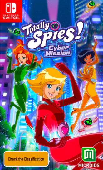 Pochette Totally Spies ! Cyber Mission version Switch