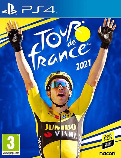 Pochette Tour de France 2021 version PlayStation 4