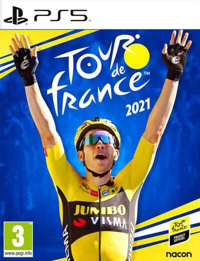Pochette Tour de France 2021 version PlayStation 5