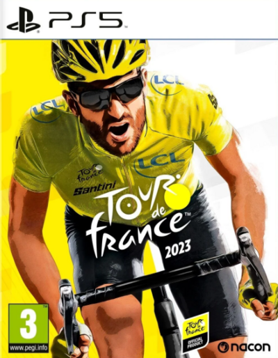 Pochette Tour de France 2023 version PlayStation 5