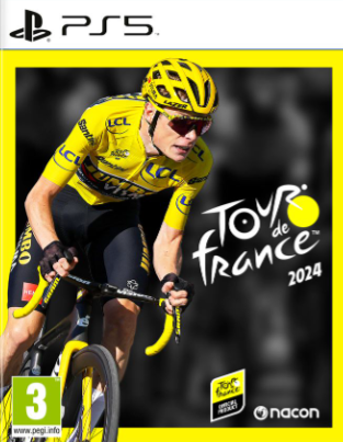 Pochette Tour de France 2024 version PlayStation 5