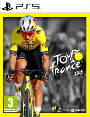 Pochette Tour de France 2025 version PlayStation 5