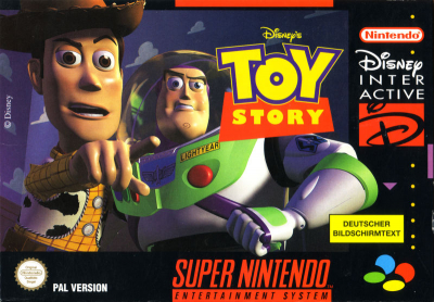 Pochette Toy Story version Super Nintendo