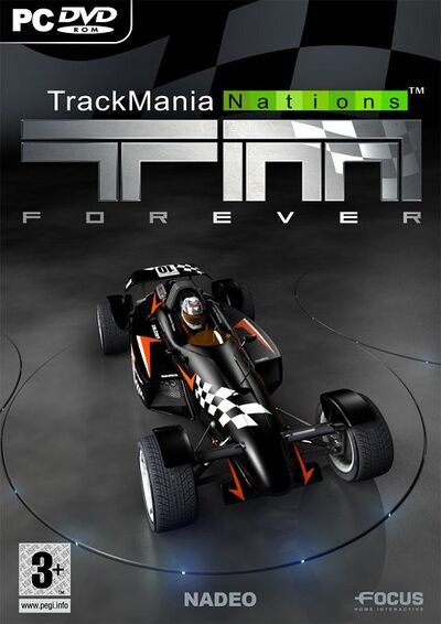 Pochette TrackMania Nations Forever version PC Windows