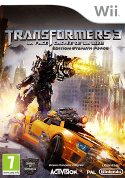 Pochette Transformers 3 : La Face Cachée de la Lune version Wii