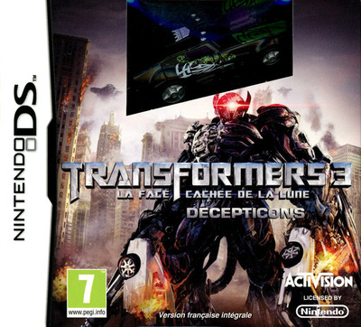 Pochette Transformers 3 : La Face Cachée de la Lune - Decepticons version DS
