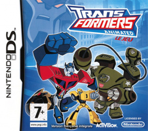 Pochette Transformers Animated : le jeu version DS