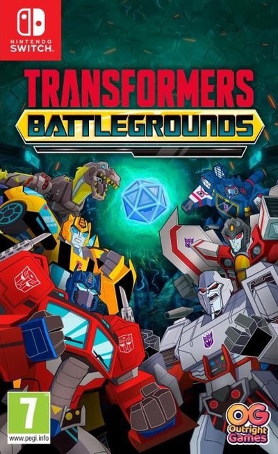 Pochette Transformers Battlegrounds version Switch