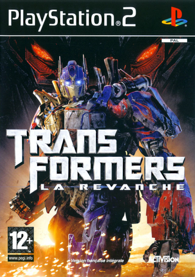 Pochette Transformers : La Revanche version PlayStation 2