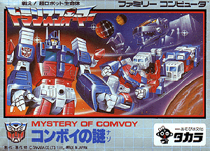Pochette Transformers : Mystery of Convoy version NES