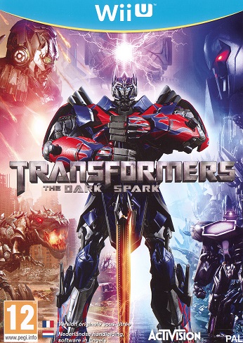 Pochette Transformers : Rise of the Dark Spark version Wii U
