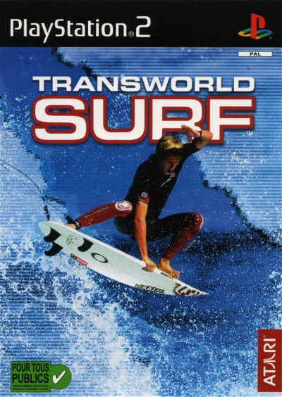 Pochette TransWorld Surf version PlayStation 2