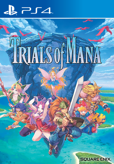 Pochette Trials of Mana version PlayStation 4