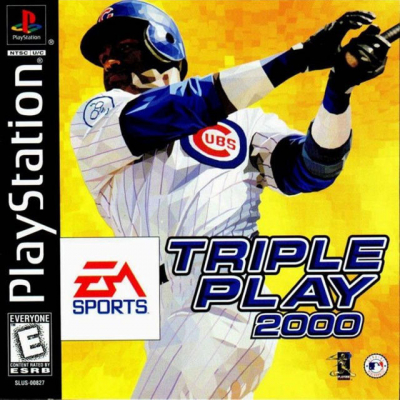 Pochette Triple Play 2000 version PlayStation