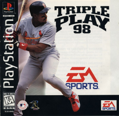 Pochette Triple Play 98 version PlayStation