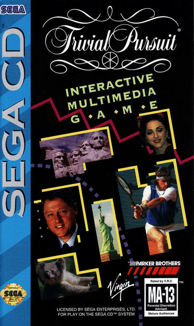 Pochette Trivial Pursuit : Interactive Multimedia Game version Mega-CD