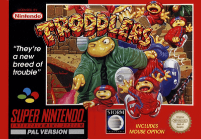 Pochette Troddlers version Super Nintendo