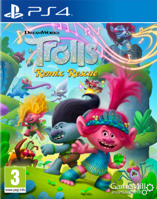 Pochette Trolls Remix Rescue version PlayStation 4