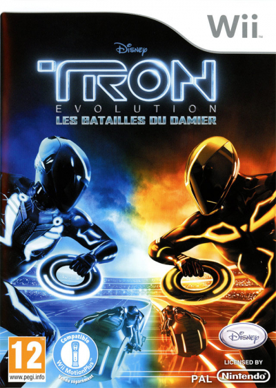Pochette Tron Evolution - Les Batailles du damier version Wii