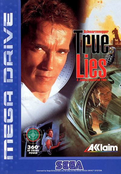 Pochette True Lies version Megadrive