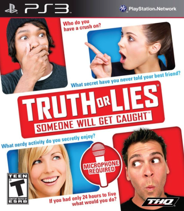 Pochette Truth or Lies version PlayStation 3