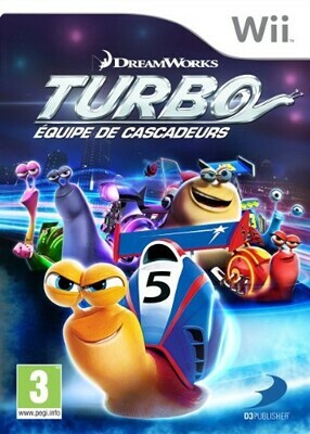 Pochette Turbo : Equipe de cascadeurs version Wii
