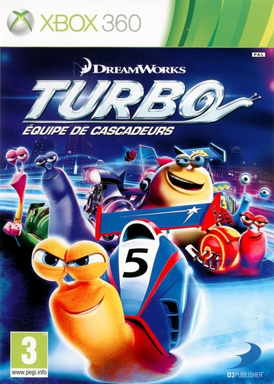 Pochette Turbo : Equipe de cascadeurs version Xbox 360