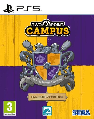 Pochette Two Point Campus version PlayStation 5