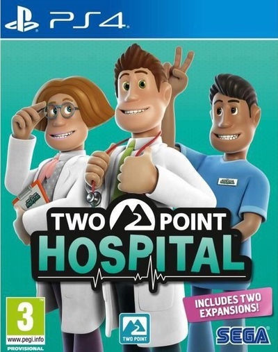 Pochette Two Point Hospital version PlayStation 4
