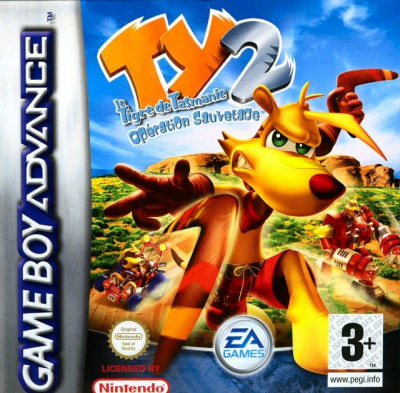 Pochette Ty 2 : Opération Sauvetage version GameBoy Advance