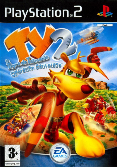 Pochette Ty 2 : Opération Sauvetage version PlayStation 2