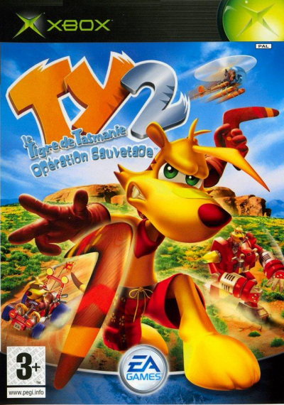 Pochette Ty 2 : Opération Sauvetage version Xbox