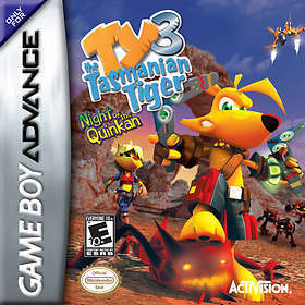Pochette Ty, le tigre de Tasmanie 3 : Nuit du Quinkan version GameBoy Advance