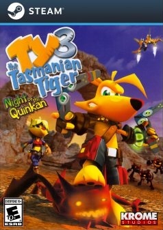 Pochette Ty, le tigre de Tasmanie 3 : Nuit du Quinkan version PC Windows