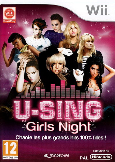 Pochette U-Sing Girls Night version Wii