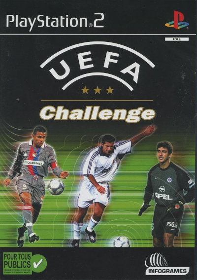 Pochette UEFA Challenge version PlayStation 2