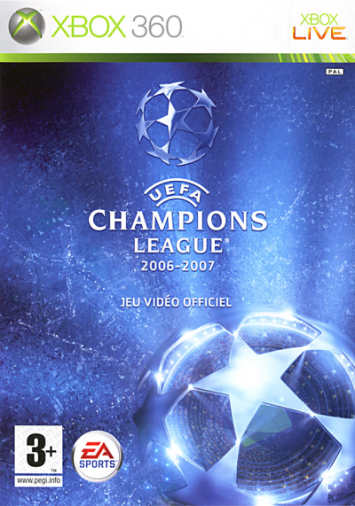 Pochette UEFA Champions League 2006-2007 version Xbox 360