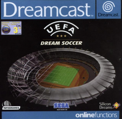 Pochette UEFA Dream Soccer version Dreamcast