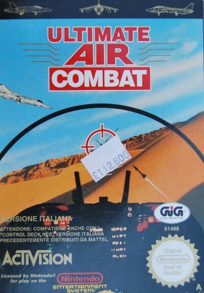 Pochette Ultimate Air Combat version NES