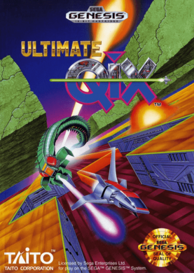 Pochette Ultimate Qix version Megadrive