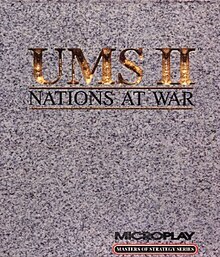 Pochette UMS II : Nations at War version Atari ST