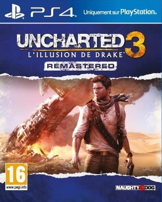 Pochette Uncharted 3 : L'Illusion de Drake - Remastered version PlayStation 4