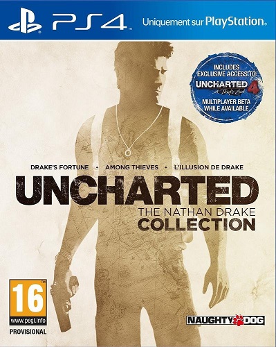 Pochette Uncharted : The Nathan Drake Collection version PlayStation 4