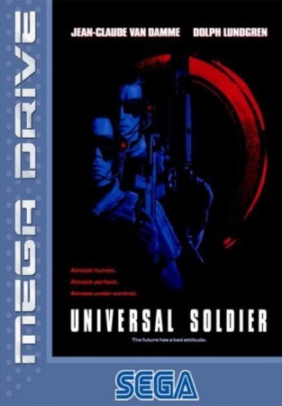 Pochette Universal Soldier version Megadrive