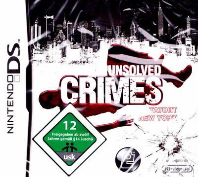 Pochette Unsolved Crimes version DS