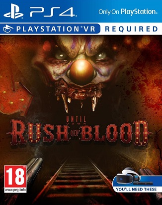 Pochette Until Dawn : Rush of Blood version PlayStation 4