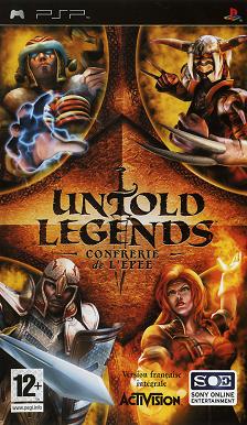 Pochette Untold Legends : confrérie de l'épée version PSP