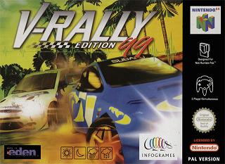 Pochette V-Rally Edition 99 version Nintendo 64