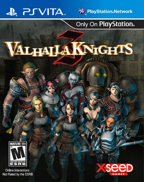 Pochette Valhalla Knights 3 version PSVita