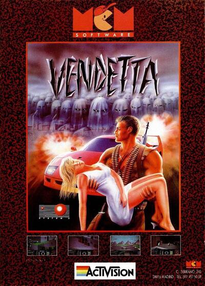 Pochette Vendetta version Amstrad CPC